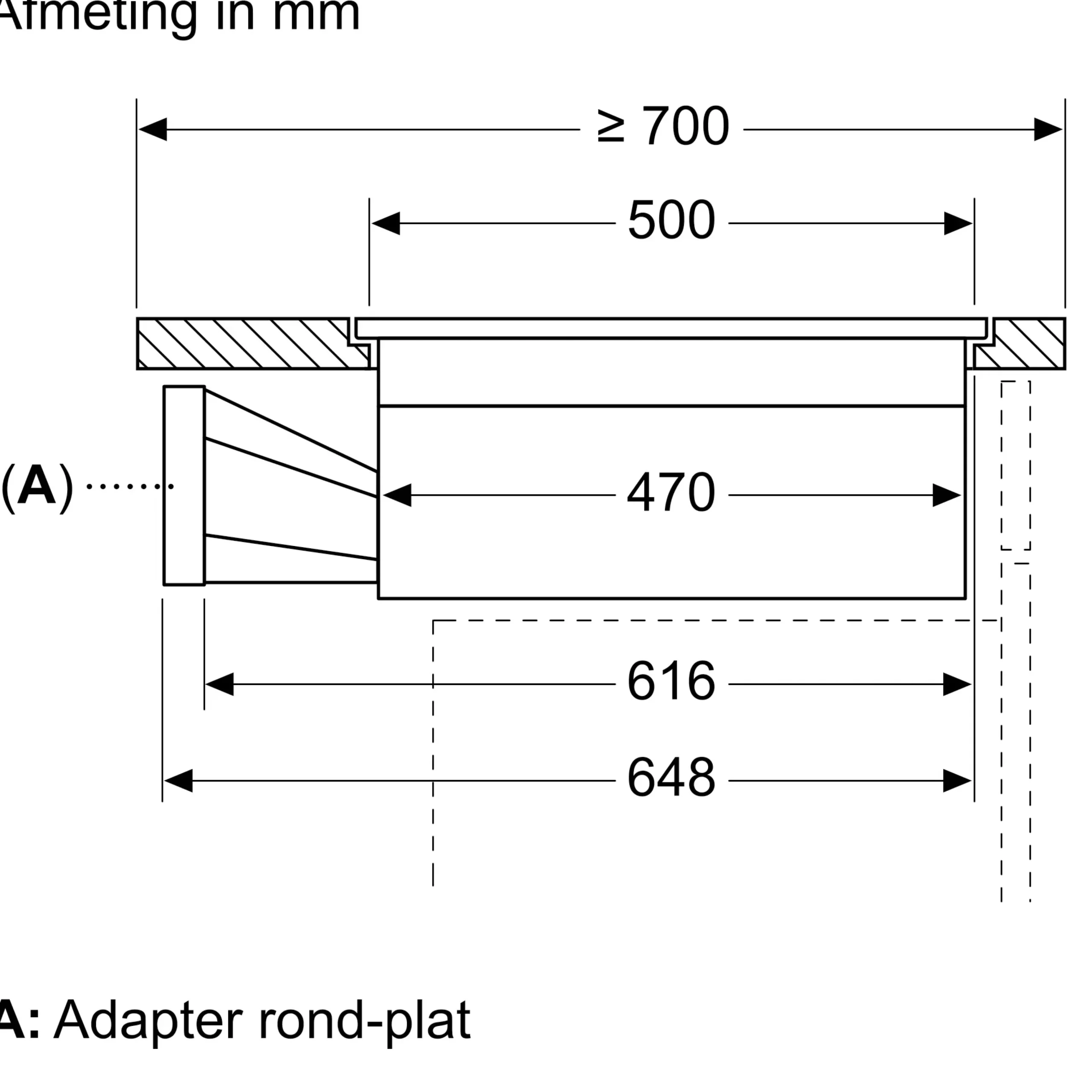 Serie 8 Inductiekookplaat met afzuiging 80 cm