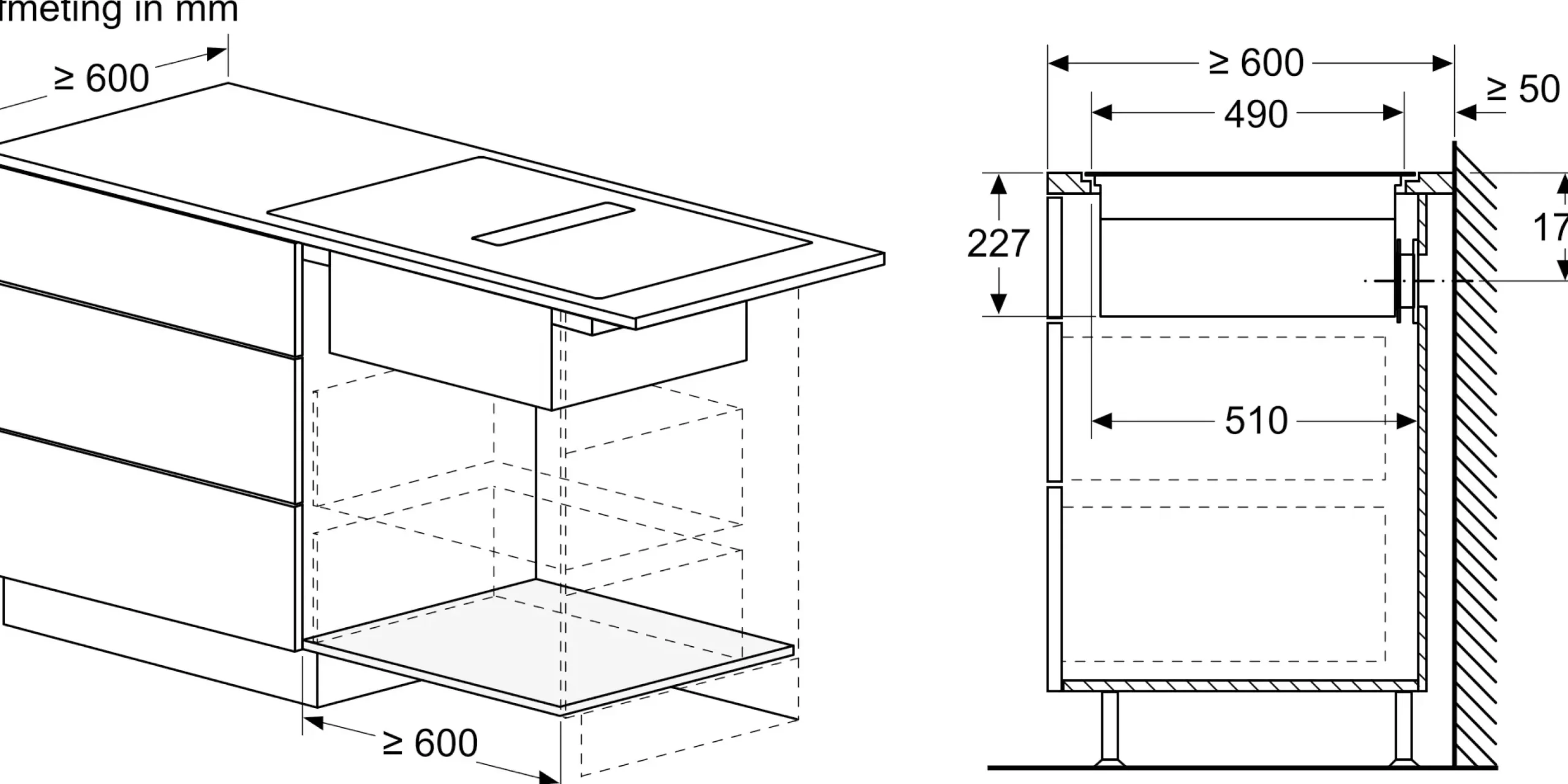 Serie 8 Inductiekookplaat met afzuiging 80 cm