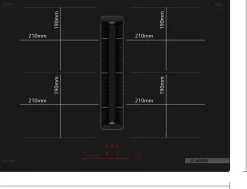Serie 6 Inductiekookplaat met afzuiging 70 cm opbouwmontage zonder rand