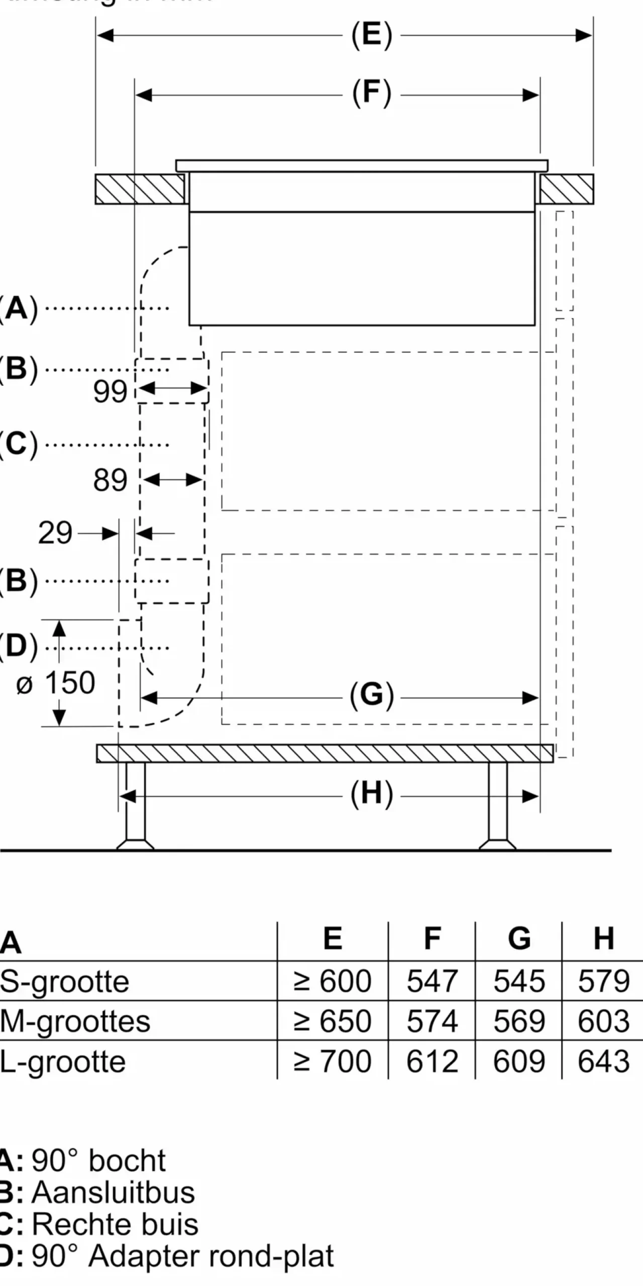 Serie 8 Inductiekookplaat met afzuiging 80 cm