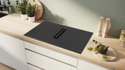 Serie 6 Inductiekookplaat met afzuiging 80 cm opbouwmontage met rand