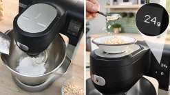 Serie 6 Keukenmachine met weegschaal en timer 1600 W Zwart, RVS