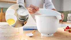 Serie 6 Keukenmachine met weegschaal en timer 1600 W Zwart, RVS