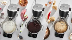Serie 8 Keukenmachine met weegschaal en timer 1800 W Zilver, zwart