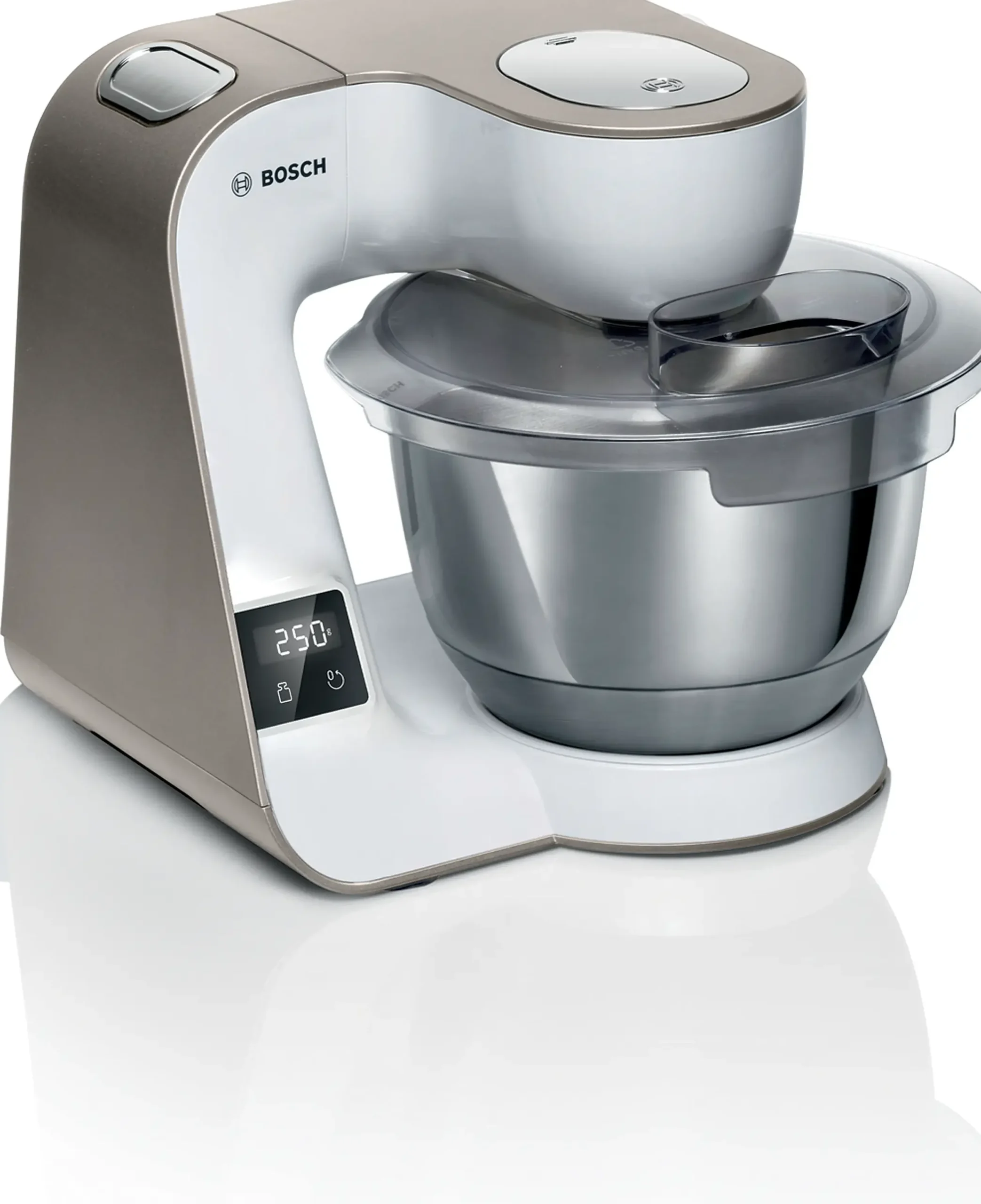 Serie 4 Keukenmachine met weegschaal en timer MUM 5 1000 W Wit, Champagne