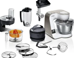 Serie 4 Keukenmachine met weegschaal en timer MUM 5 1000 W Wit, Champagne