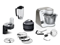 Serie 4 Keukenmachine met weegschaal en timer MUM 5 1000 W Wit, Champagne