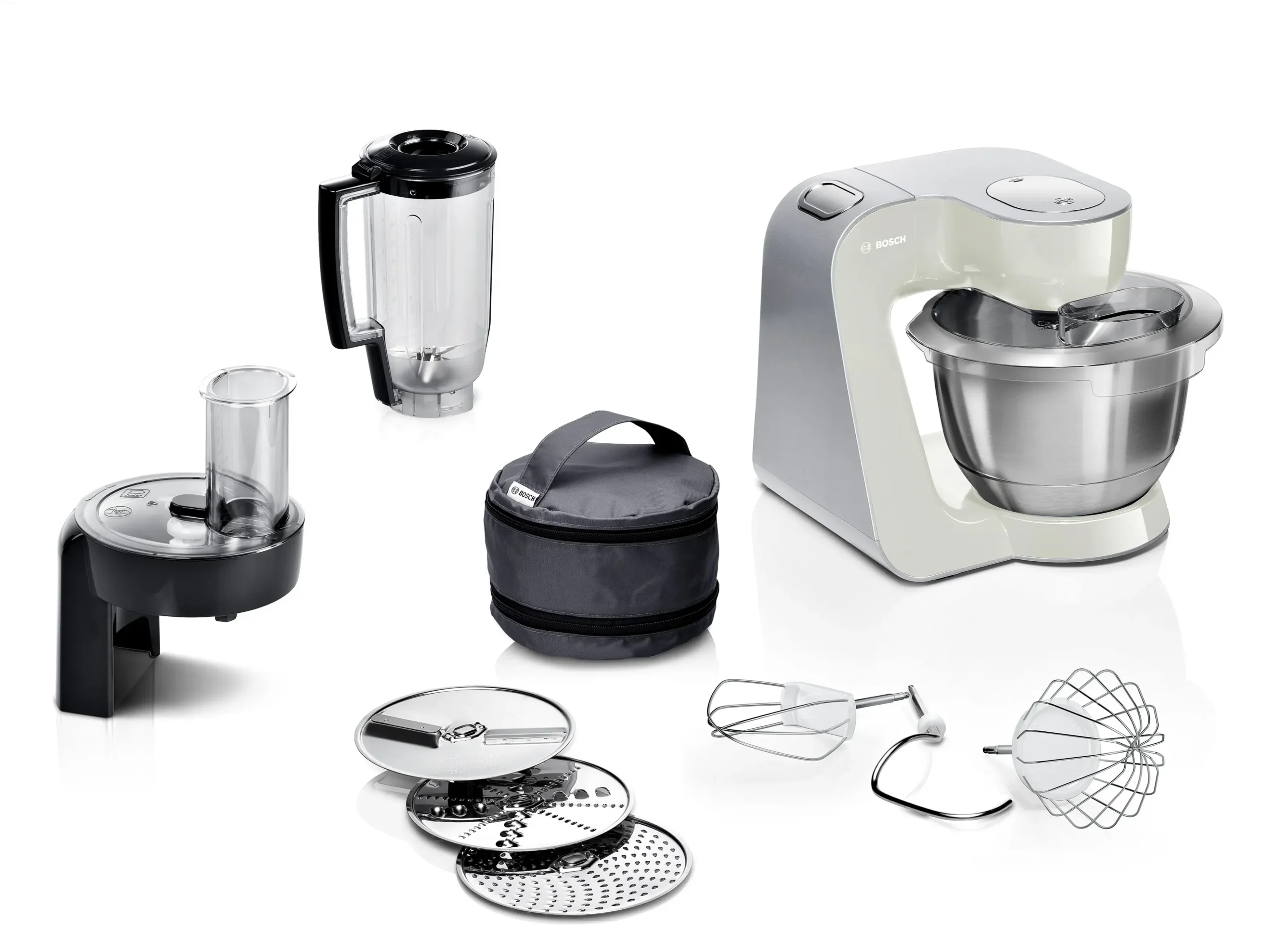 Serie 4 Keukenmachine MUM 5 1000 W Grijs, Zilver