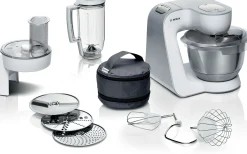 Serie 4 Keukenmachine MUM 5 1000 W Wit, Zilver