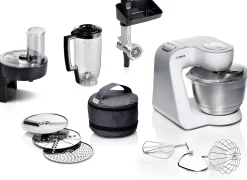 Serie 4 Keukenmachine MUM 5 1000 W Wit, Zilver