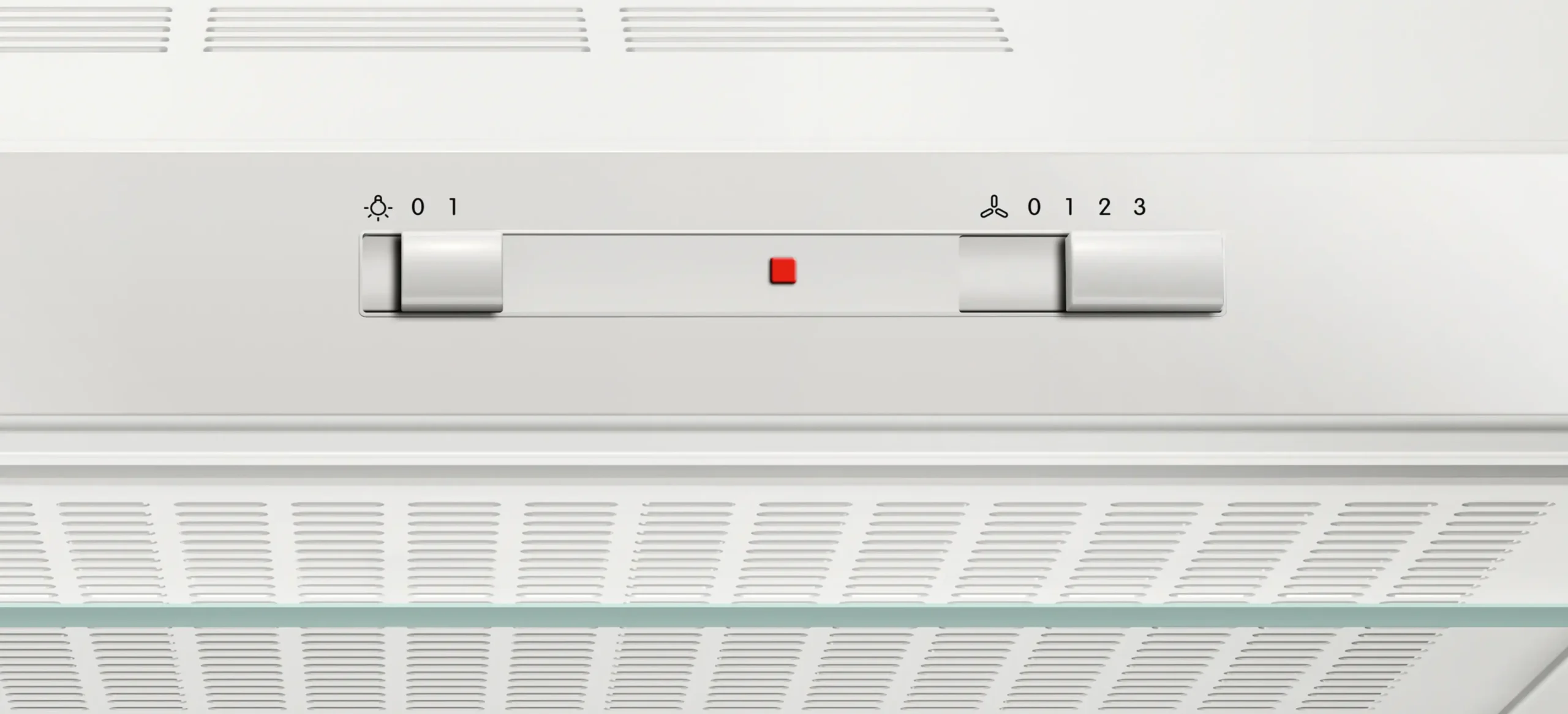 Serie 2 Onderbouw afzuigkap 60 cm Wit