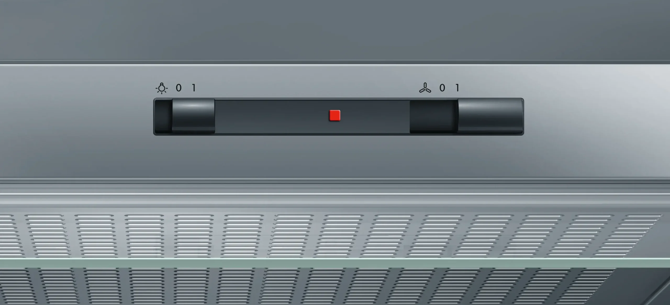 Serie 2 Onderbouw afzuigkap 60 cm Roestvrij staal
