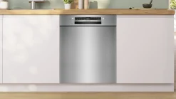 Serie 6 Onderbouw vaatwasser 60 cm Geborsteld staal
