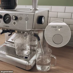 Serie 4 Semi Automatic Coffee Maker HomeCafé Series 4 RVS