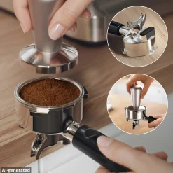 Serie 4 Semi Automatic Coffee Maker HomeCafé Series 4 RVS