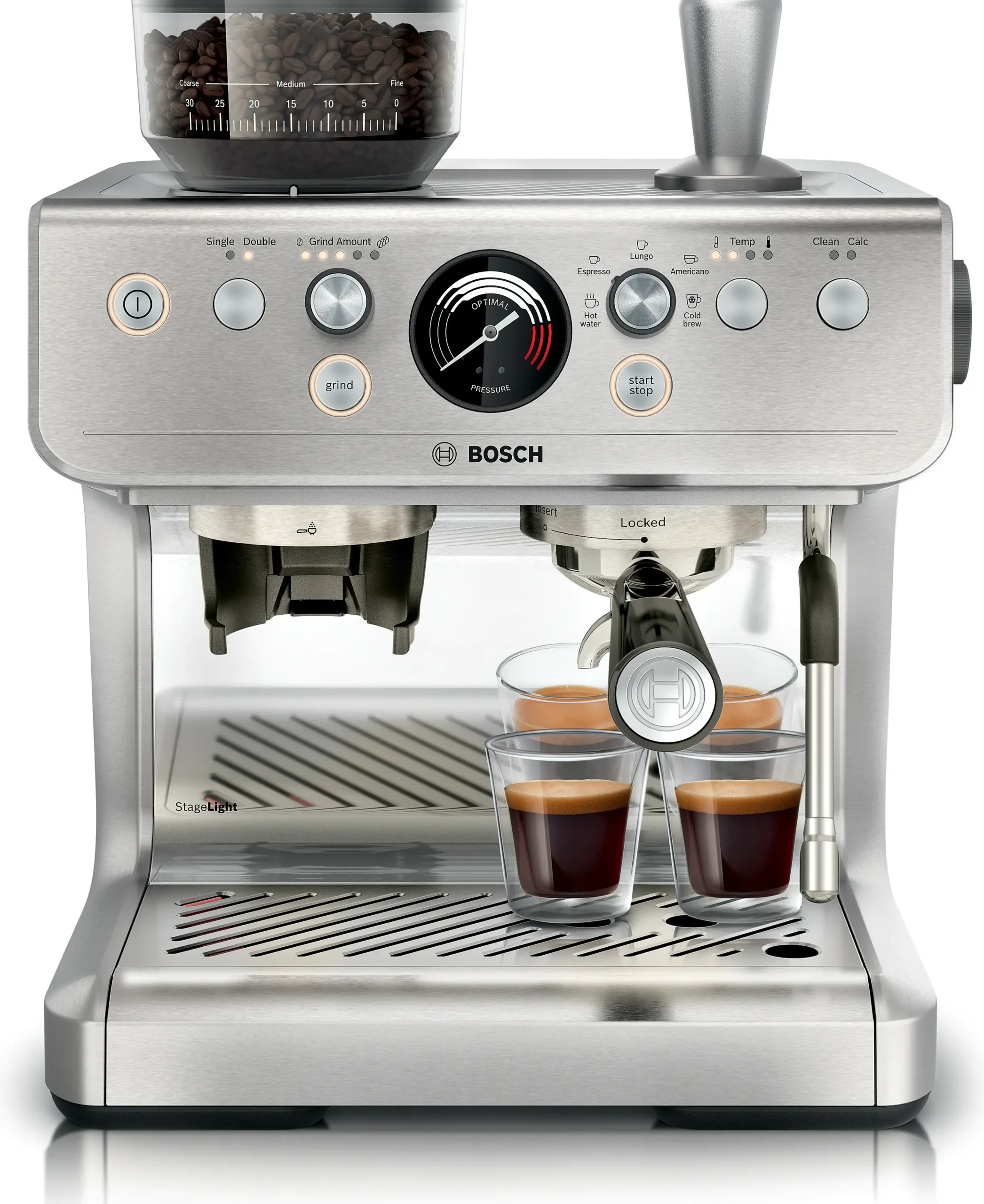 Serie 4 Semi Automatic Coffee Maker HomeCafé Series 4 RVS