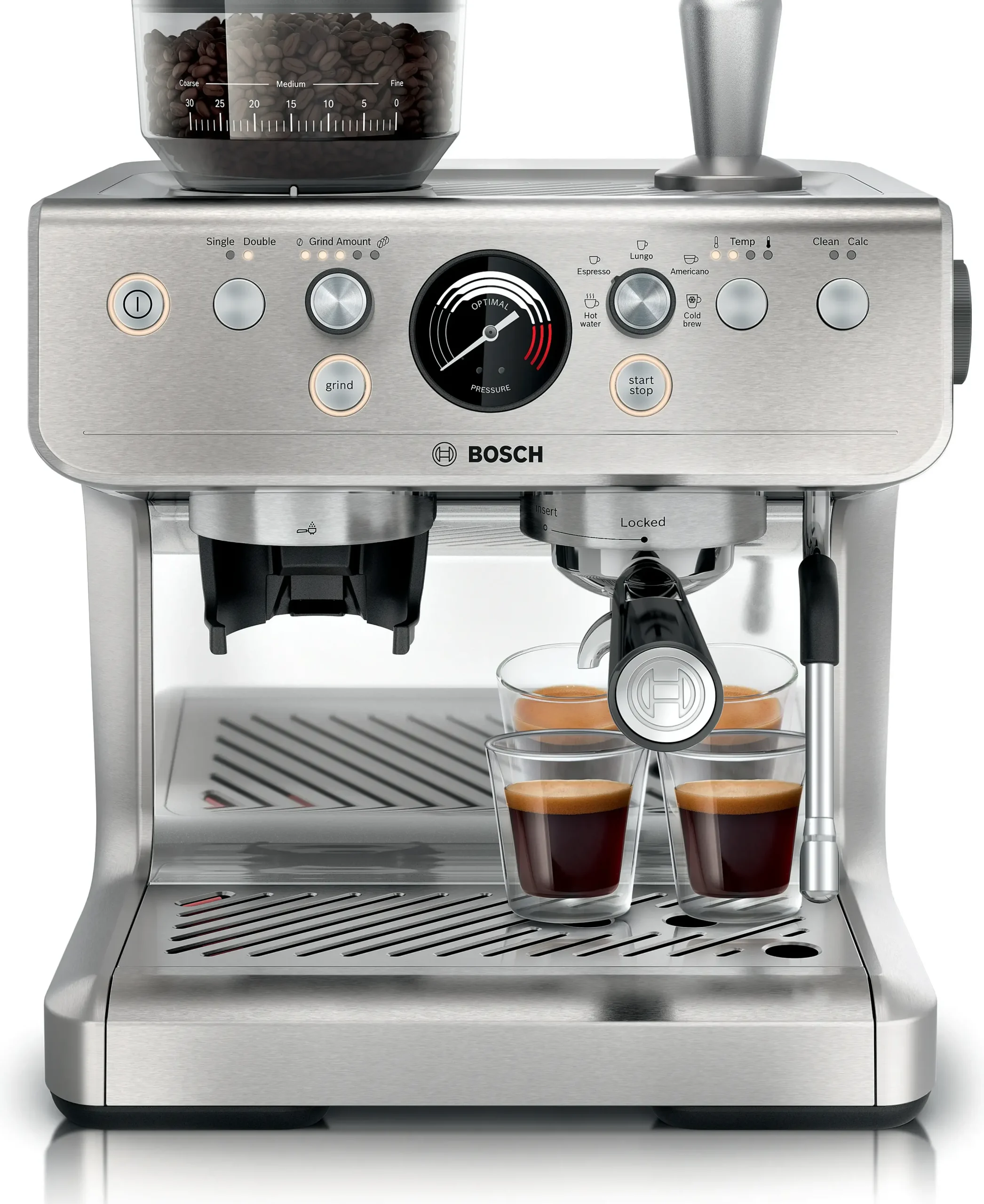 Serie 4 Semi Automatic Coffee Maker HomeCafé Series 4 RVS