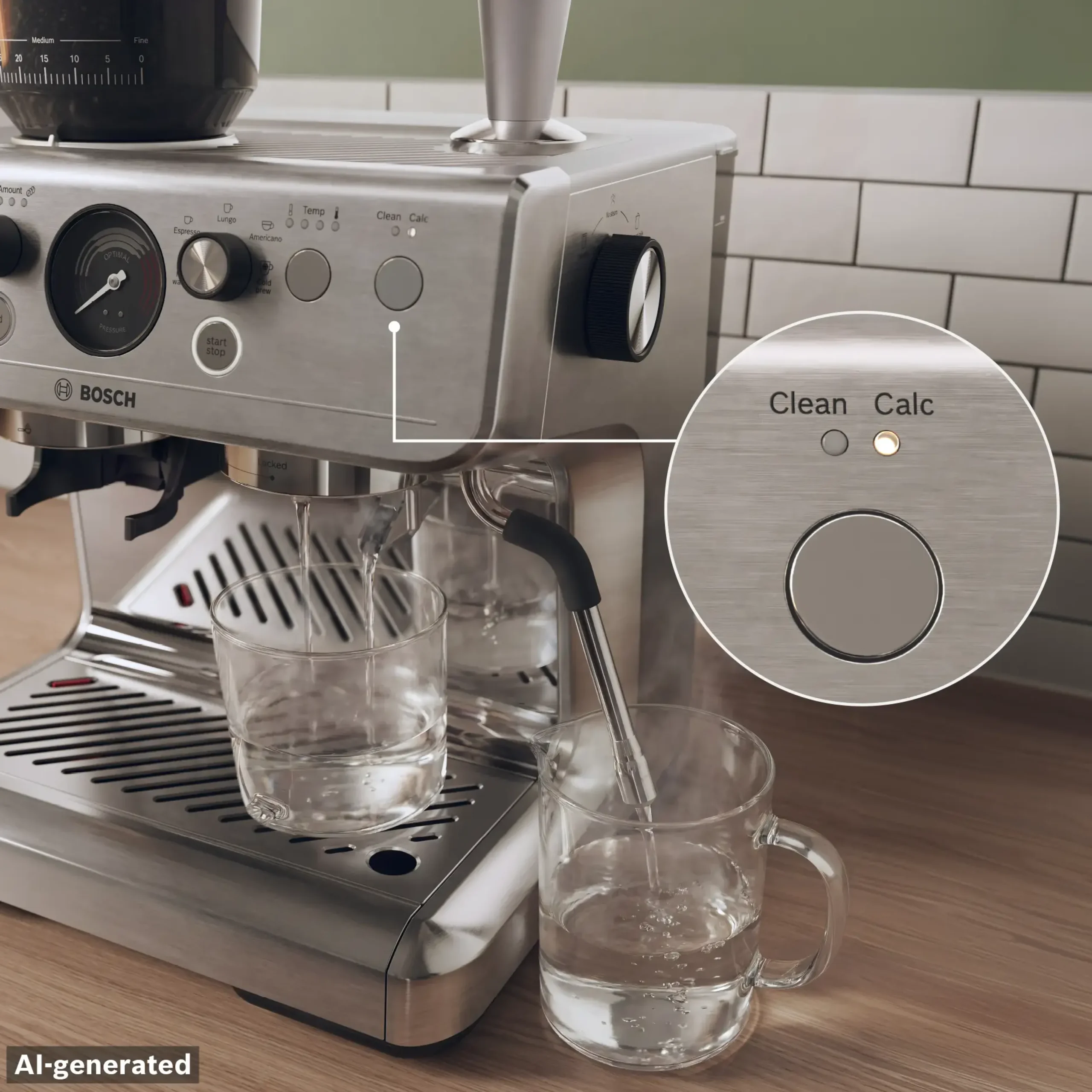 Serie 4 Semi Automatic Coffee Maker HomeCafé Series 4 RVS