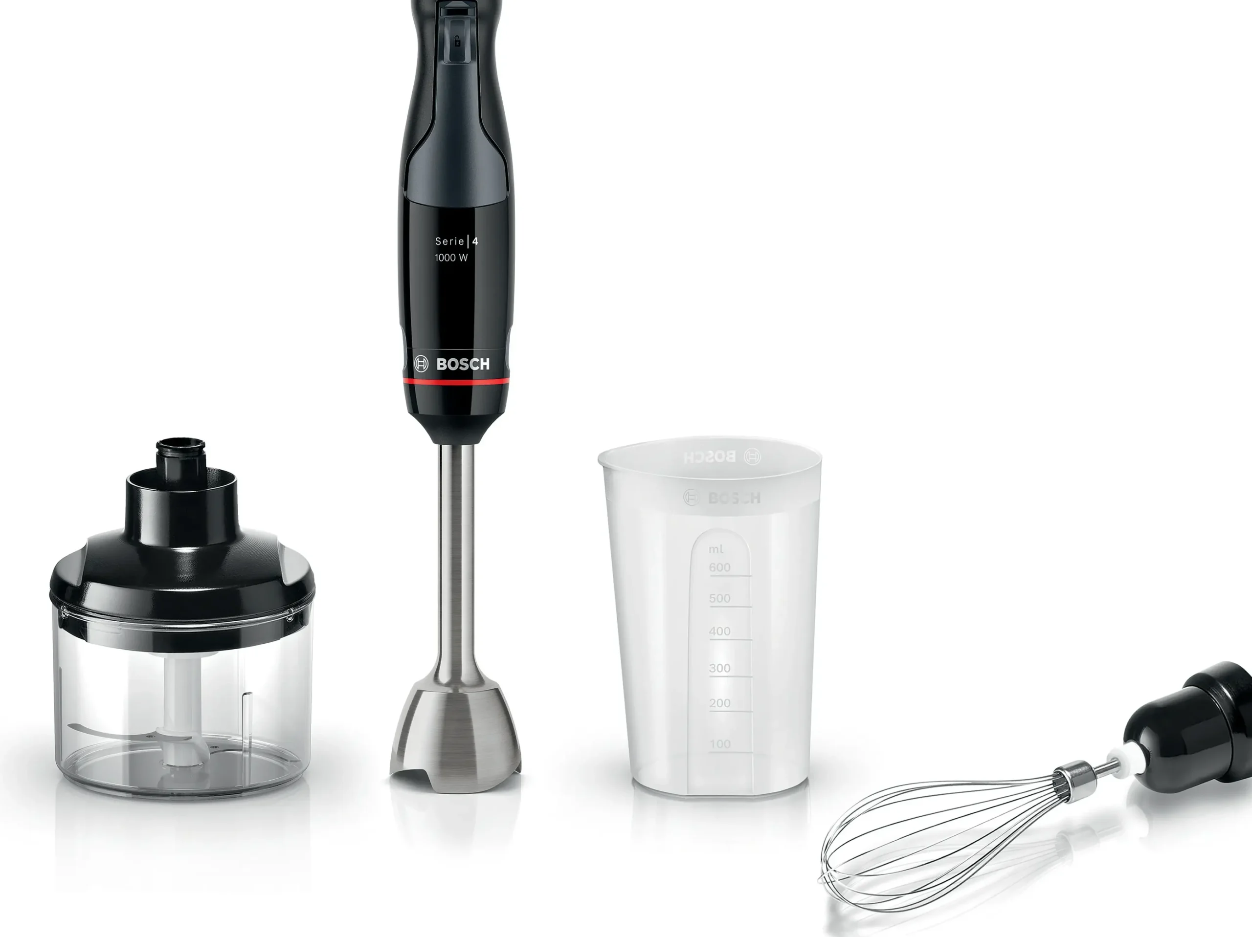 Serie 4 Staafmixer ErgoMaster 1000 W Zwart, Antraciet