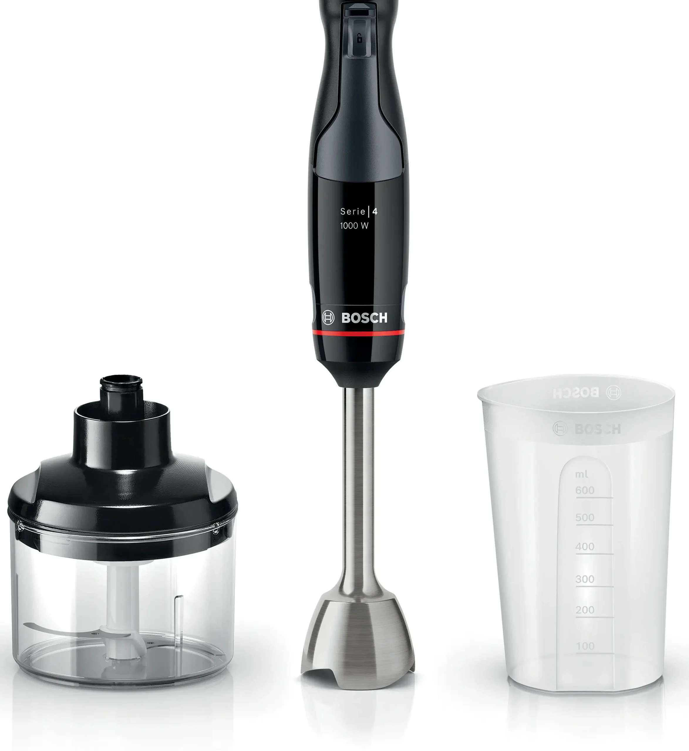 Serie 4 Staafmixer ErgoMaster 1000 W Zwart, Antraciet