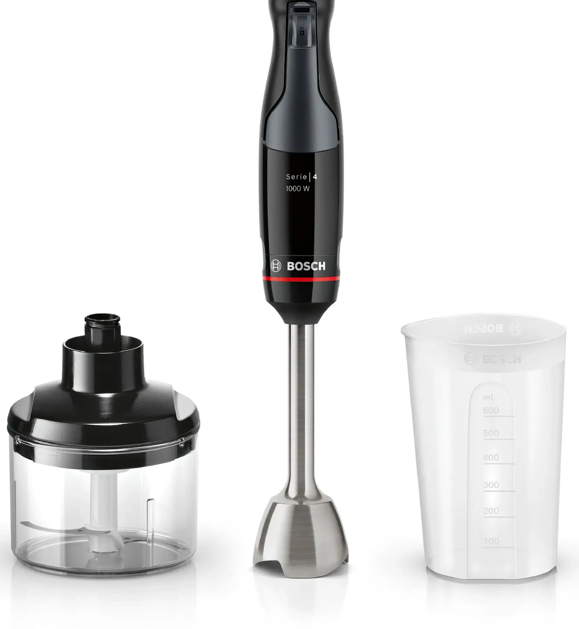 Serie 4 Staafmixer ErgoMaster 1000 W Zwart, Antraciet