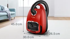 Serie 6 Stofzuiger met zak ProAnimal Rood
