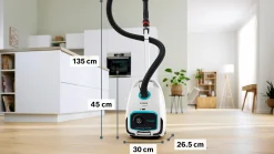 Serie 6 Stofzuiger met zak ProHygienic Wit