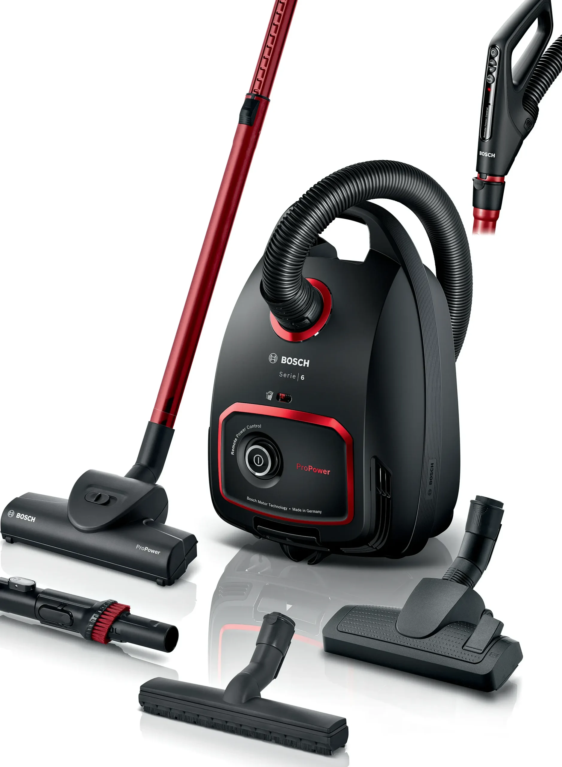 Serie 6 Stofzuiger met zak ProPower Zwart
