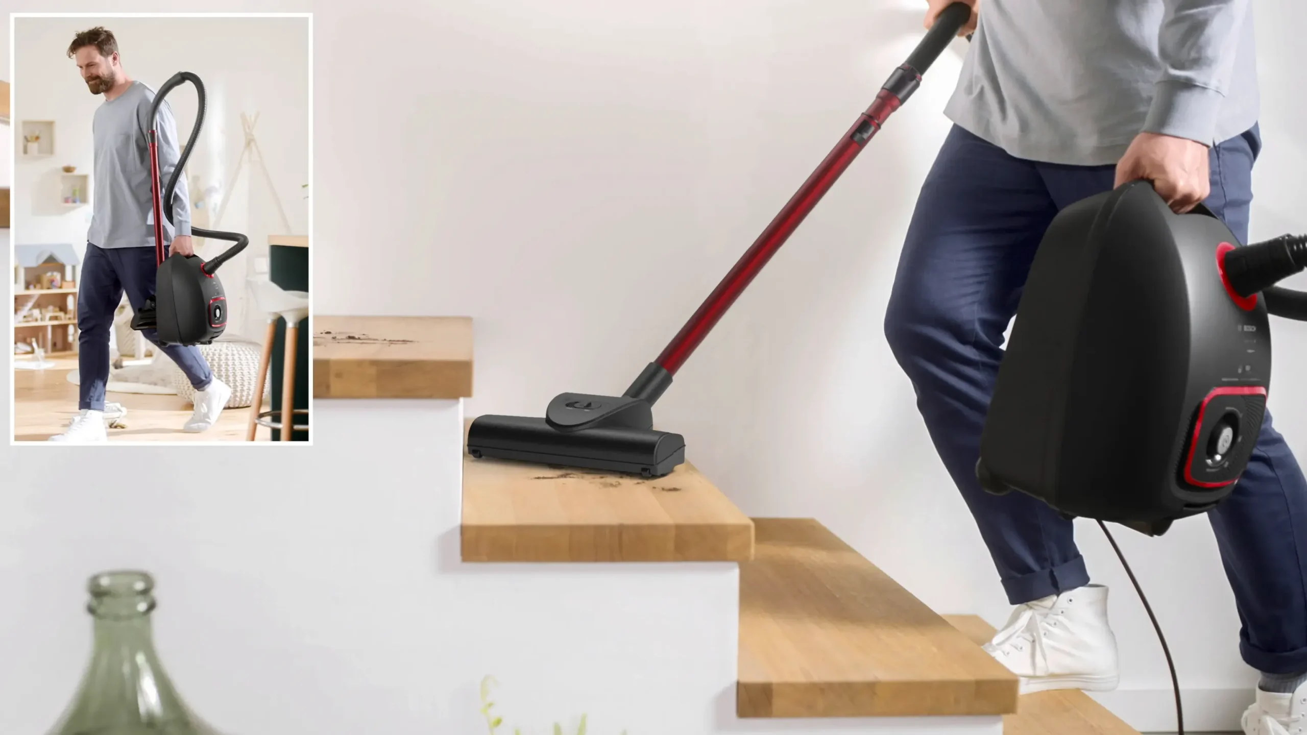 Serie 4 Stofzuiger met zak ProPower Zwart