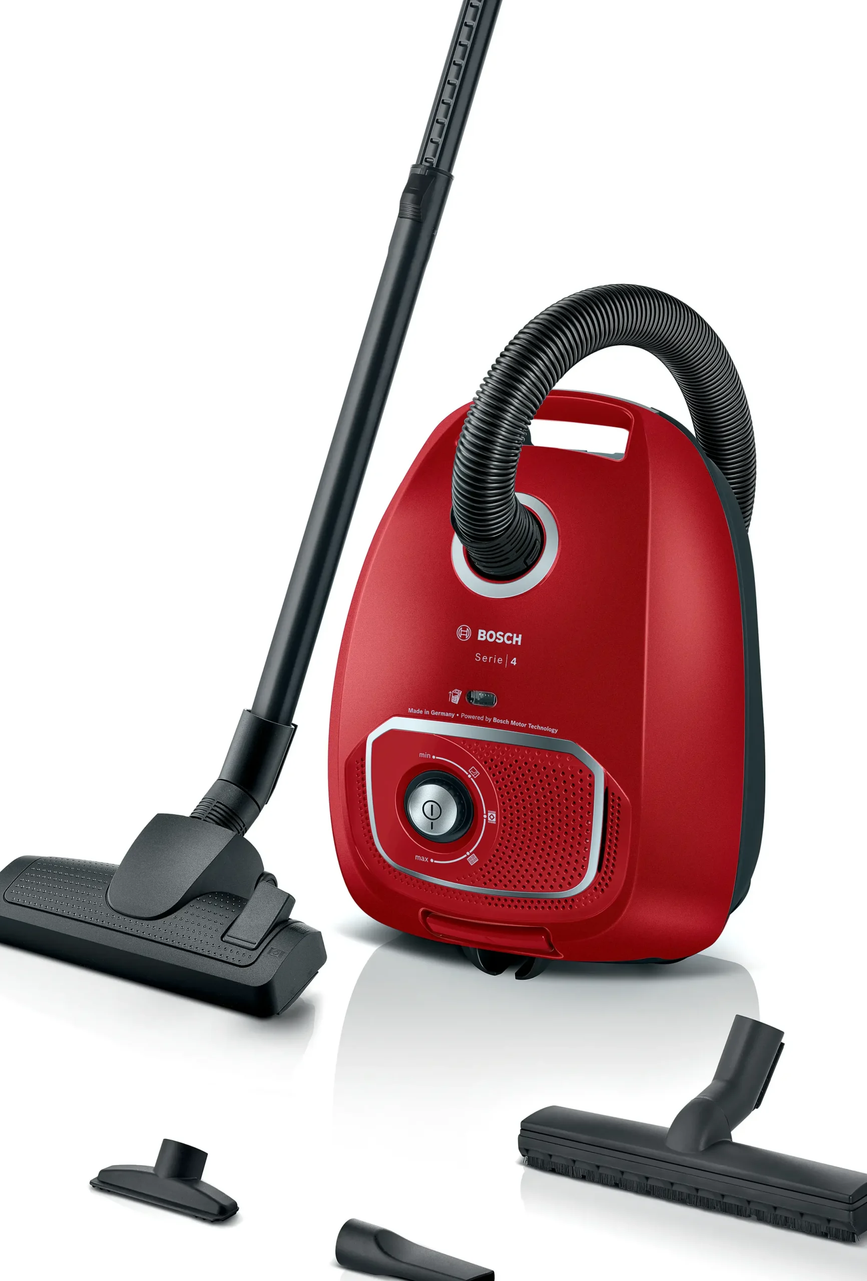 Serie 4 Stofzuiger met zak Rood