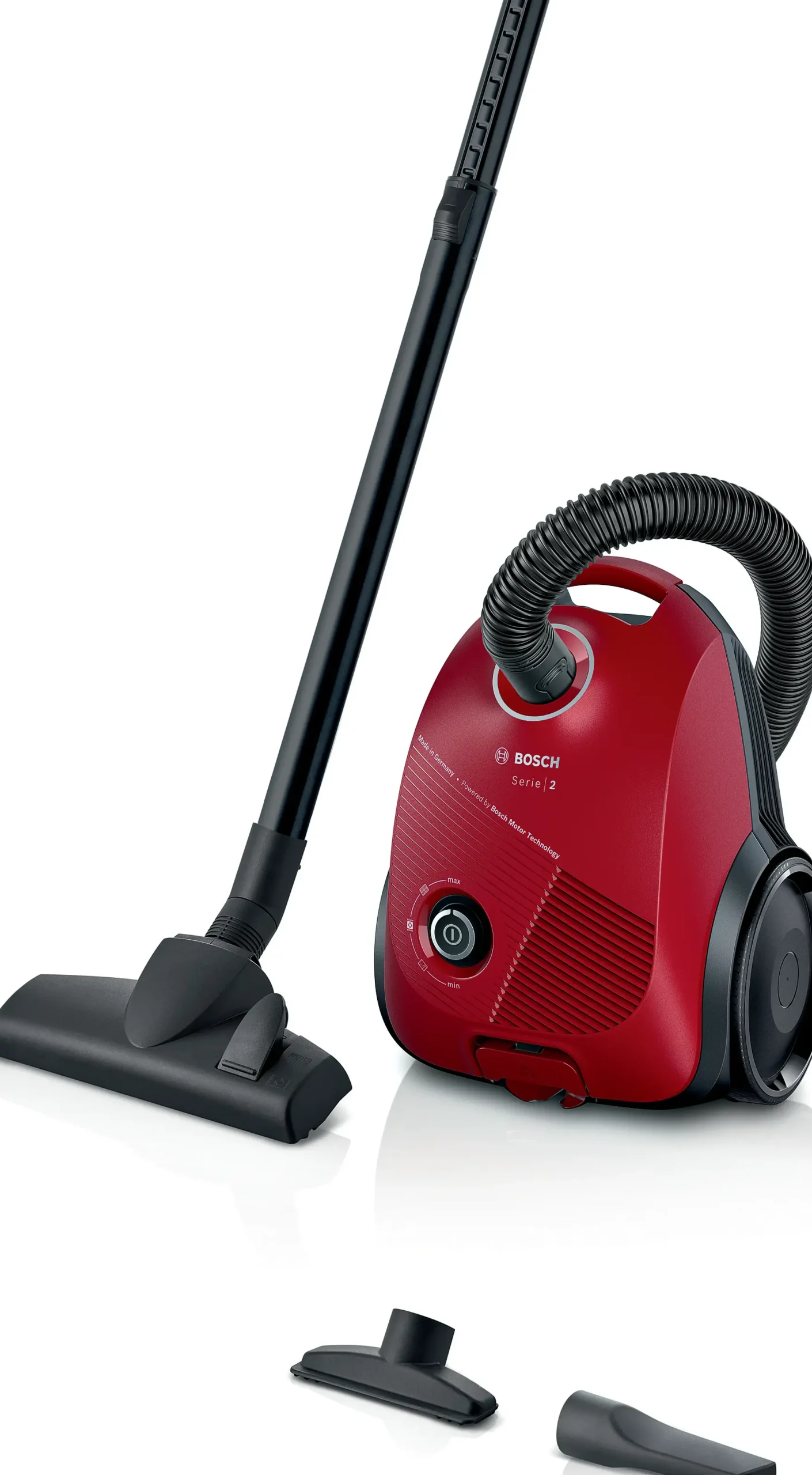 Serie 2 Stofzuiger met zak Rood