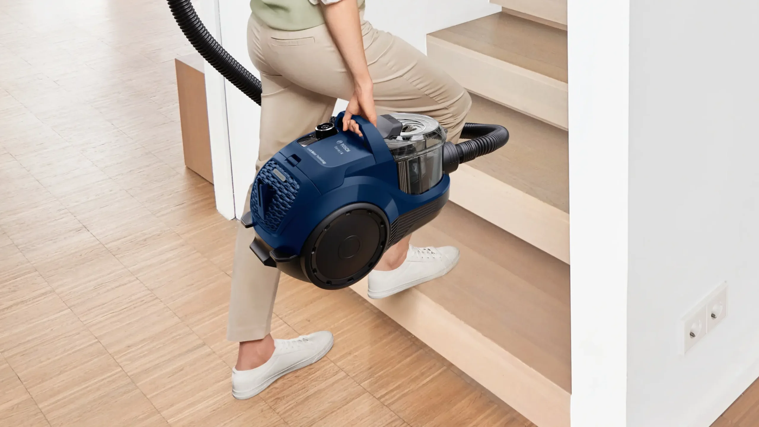 Serie 4 Stofzuiger zonder zak Blauw