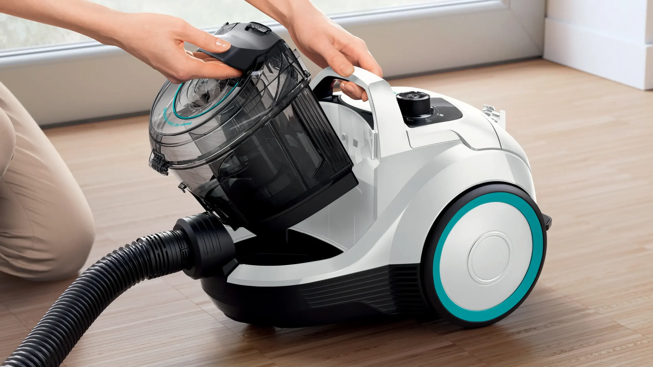 Serie 4 Stofzuiger zonder zak ProHygienic Wit