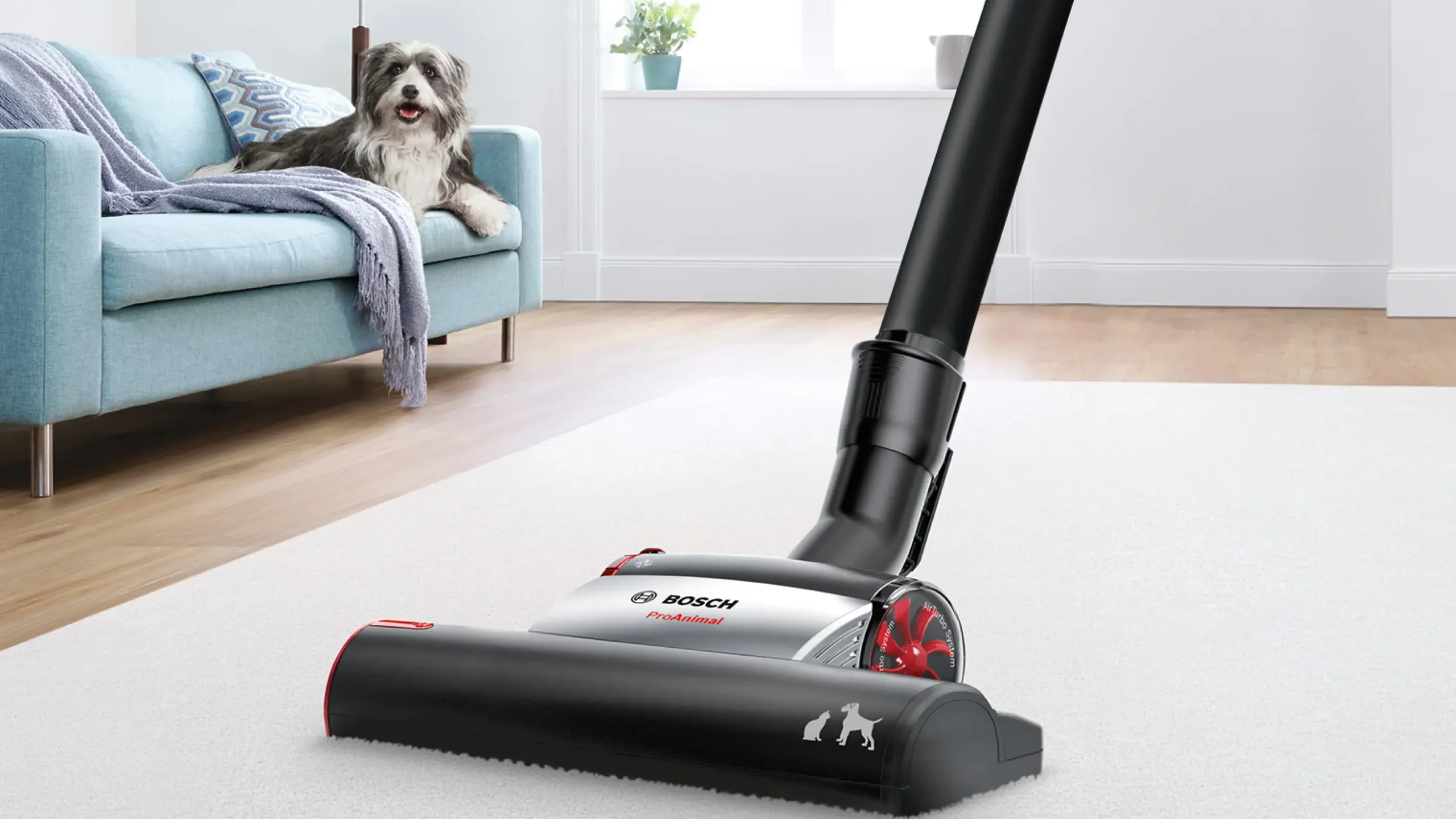 Serie 6 Stofzuiger zonder zak ProAnimal Rood
