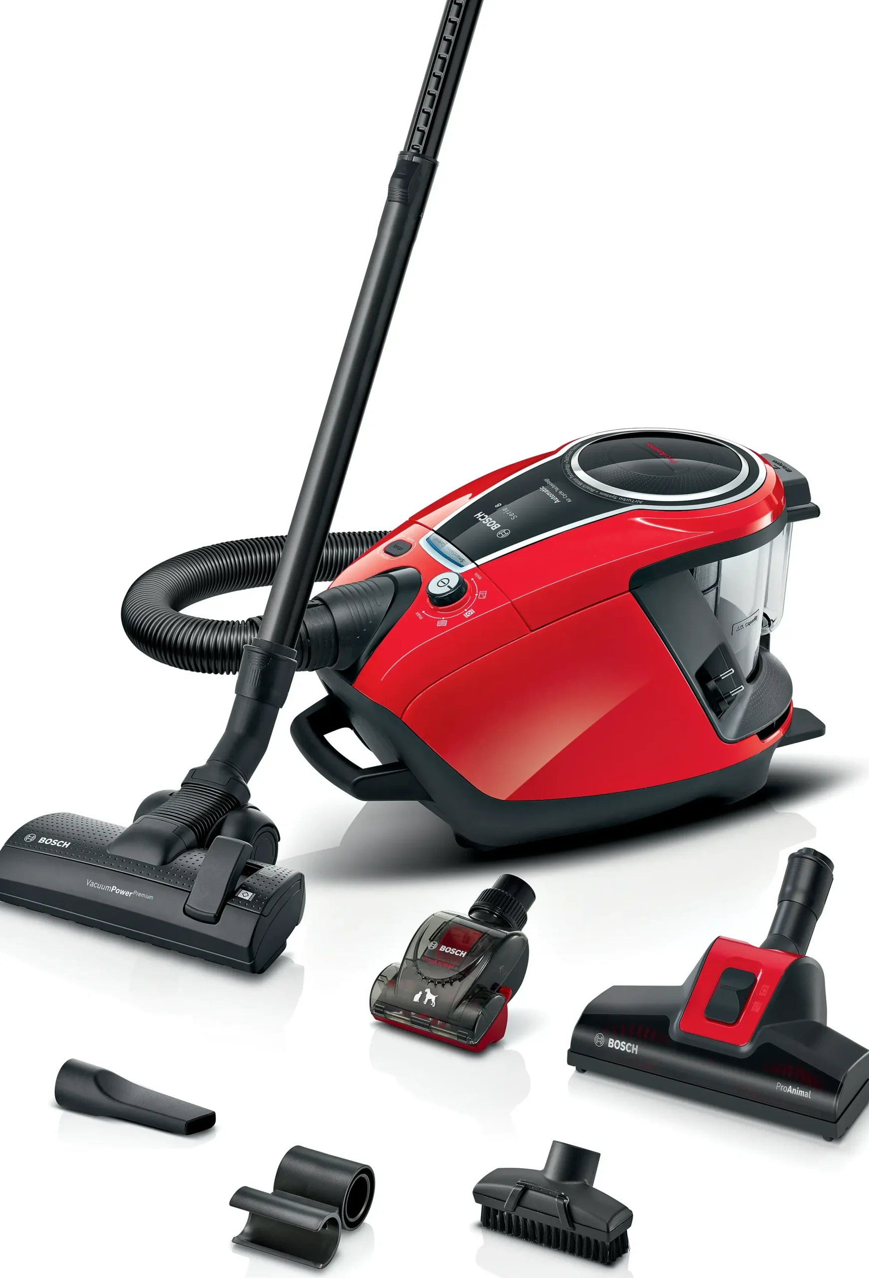 Serie 8 Stofzuiger zonder zak ProAnimal Rood