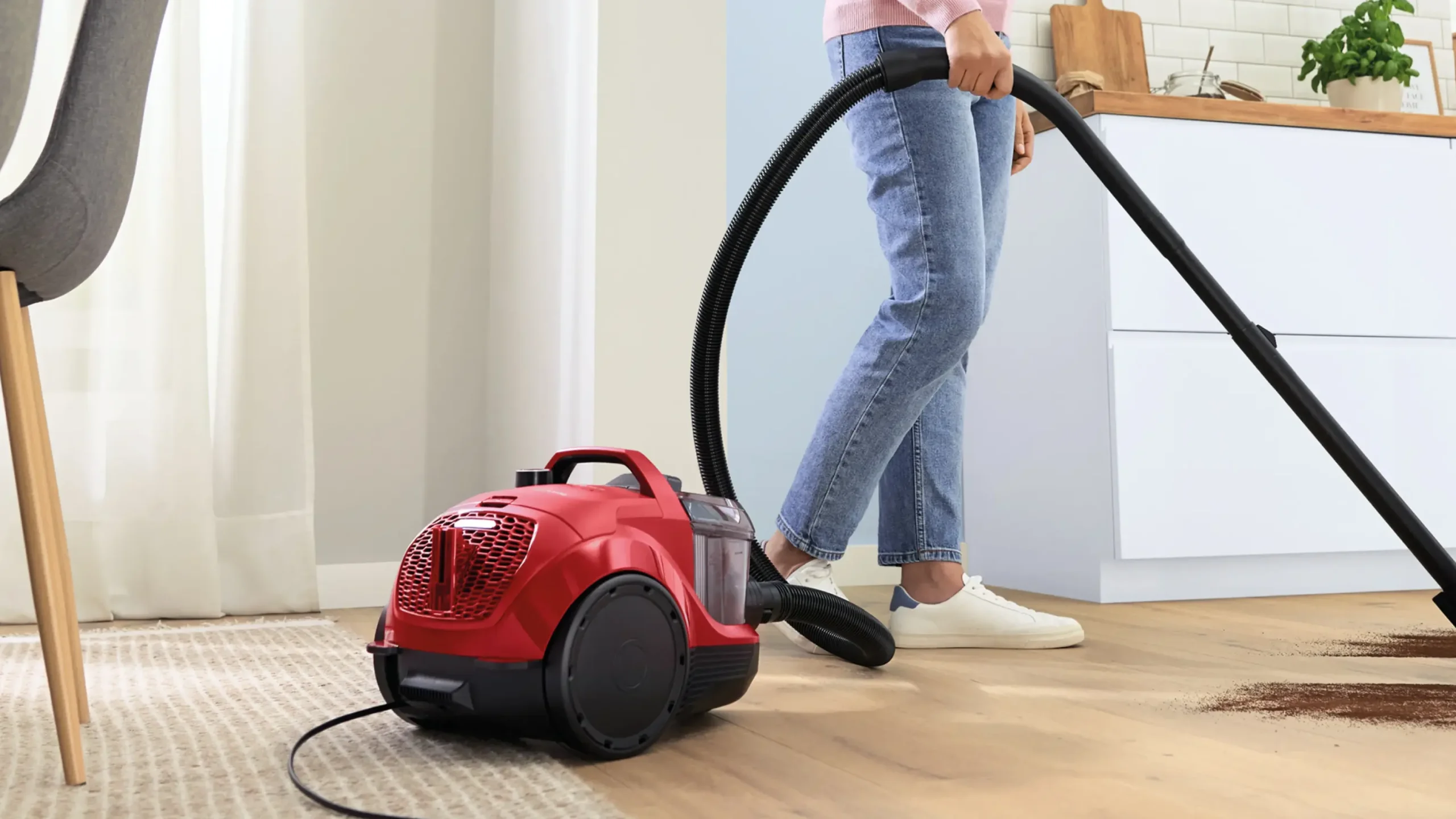 Serie 4 Stofzuiger zonder zak Rood