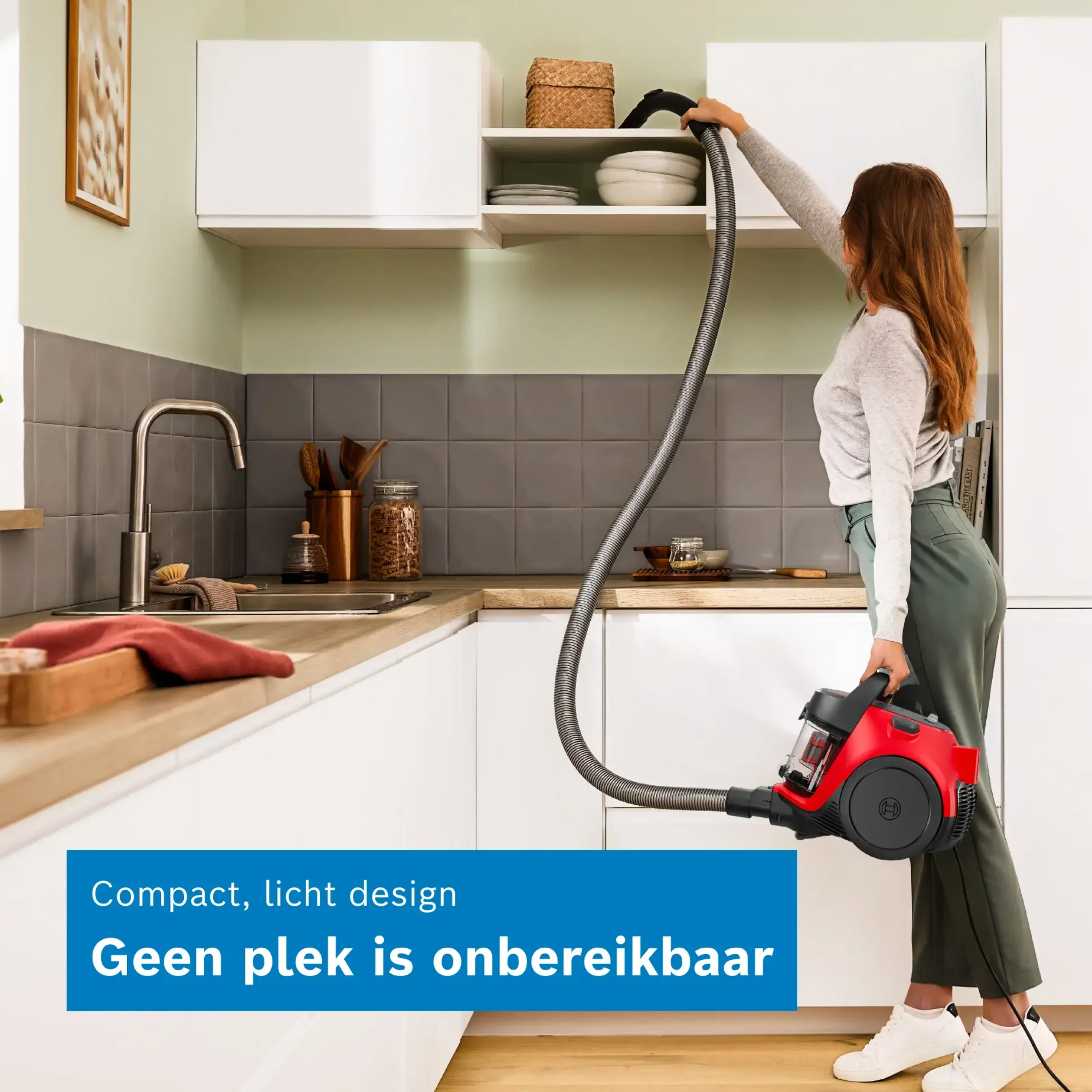 Serie 2 Stofzuiger zonder zak Rood