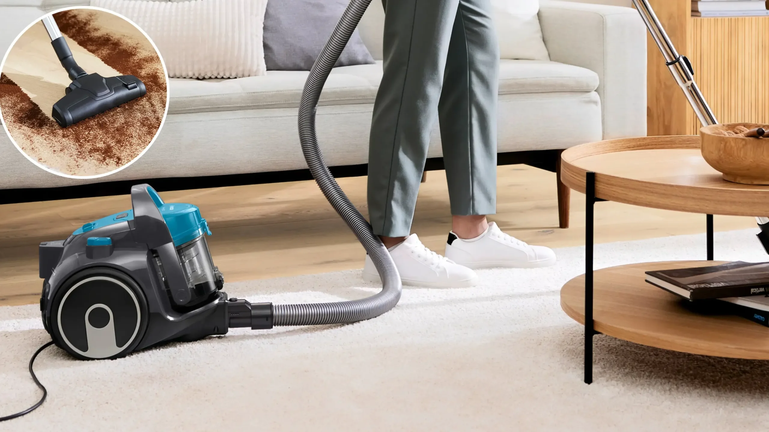 Serie 2 Stofzuiger zonder zak Turquoise