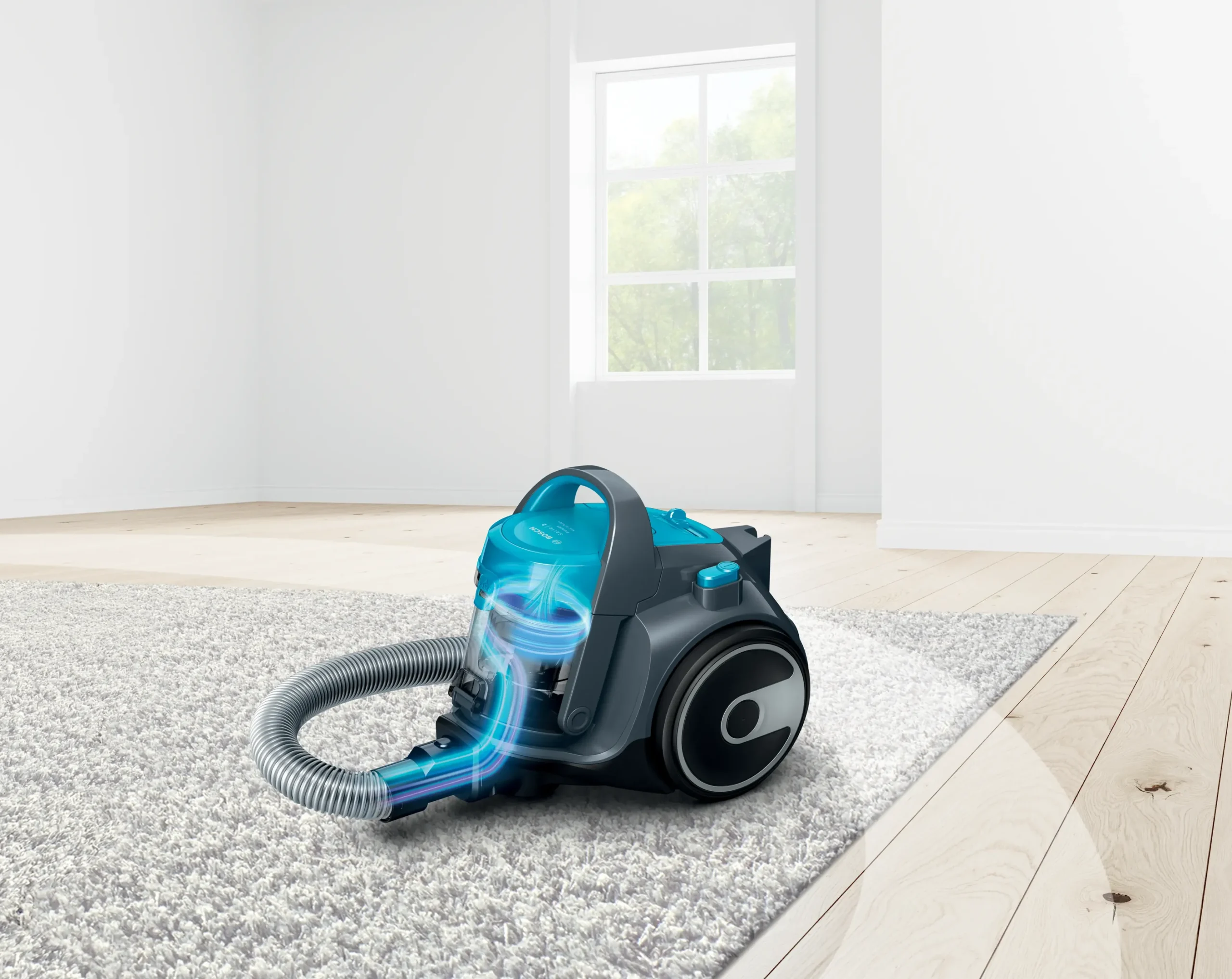 Serie 2 Stofzuiger zonder zak Turquoise