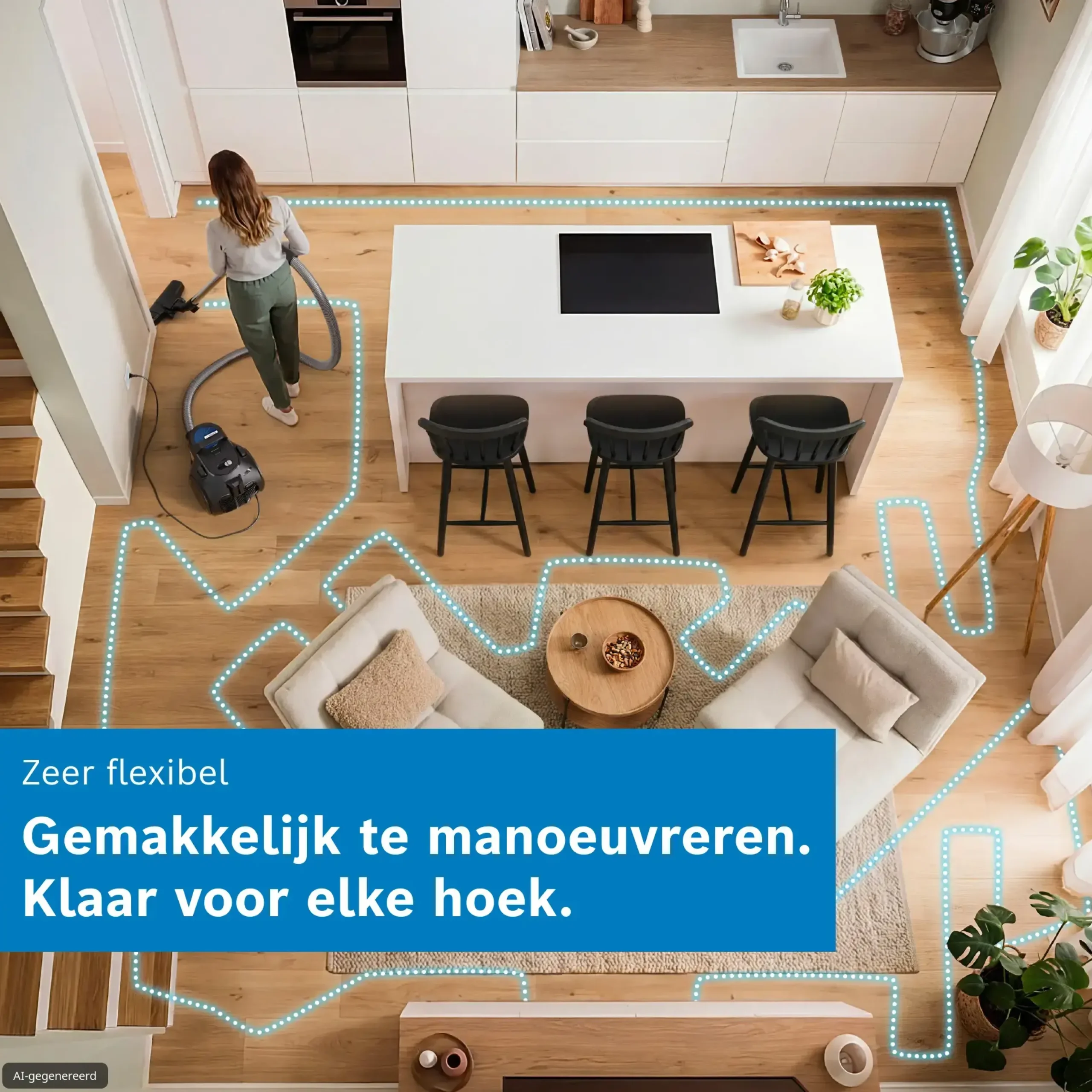Serie 2 Stofzuiger zonder zak Zwart