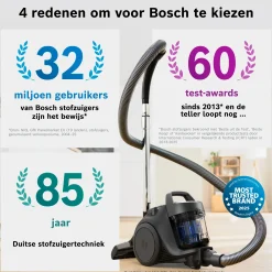 Serie 2 Stofzuiger zonder zak Zwart