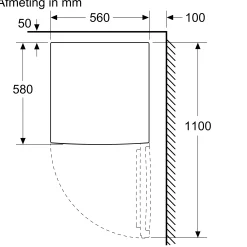 Serie 2 Tafelmodel vriezer 85 x 56 cm