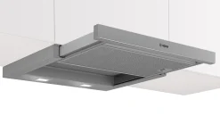 Serie 2 Vlakscherm afzuigkappen 60 cm Zilver metallic