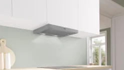 Serie 4 Vlakscherm afzuigkappen 60 cm Zilver metallic