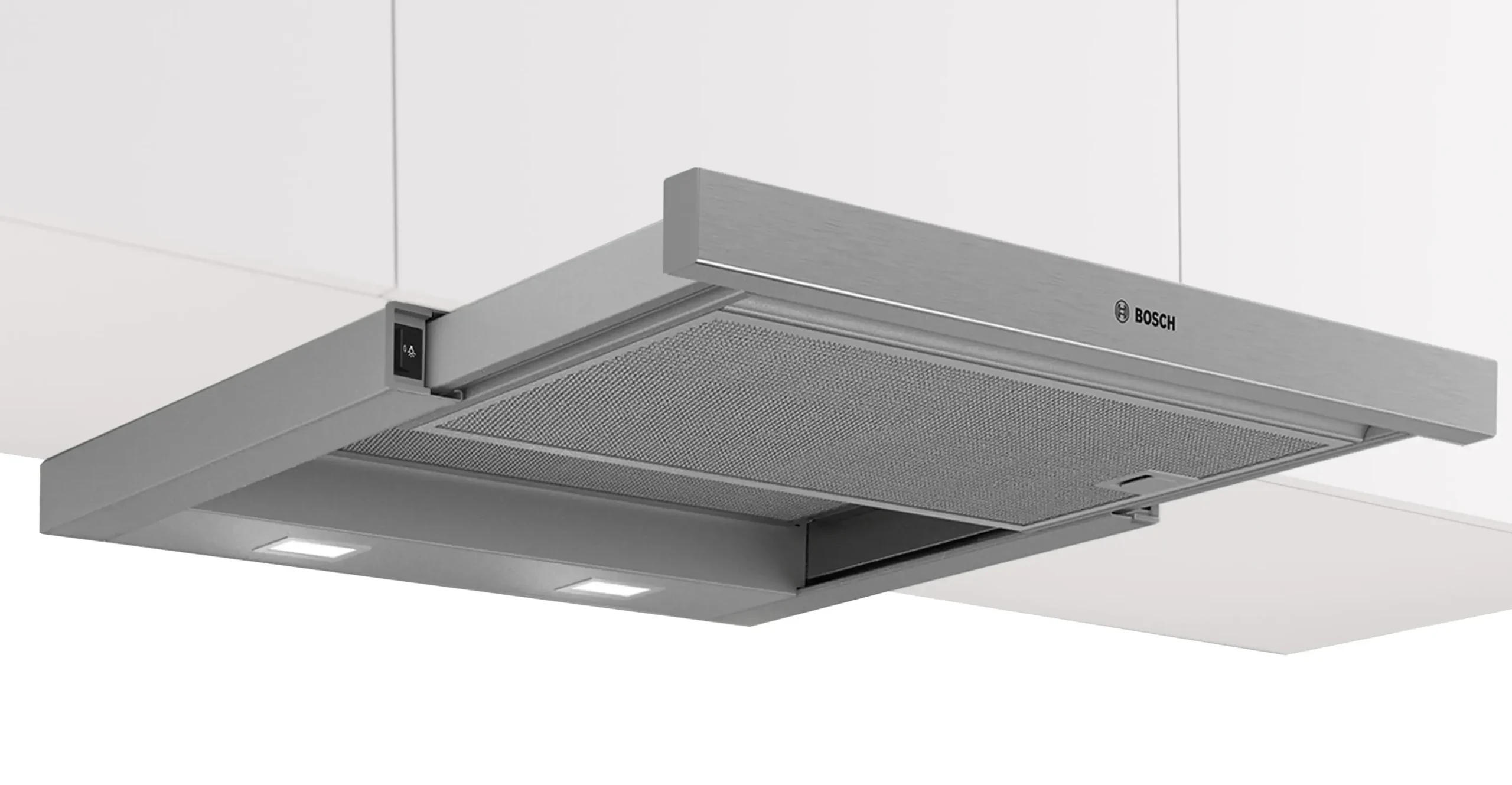 Serie 2 Vlakscherm afzuigkappen 60 cm Zilver metallic
