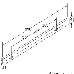 Serie 6 Vlakscherm afzuigkappen 90 cm Roestvrij staal