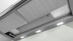 Serie 4 Vlakscherm afzuigkappen 90 cm Zilver metallic