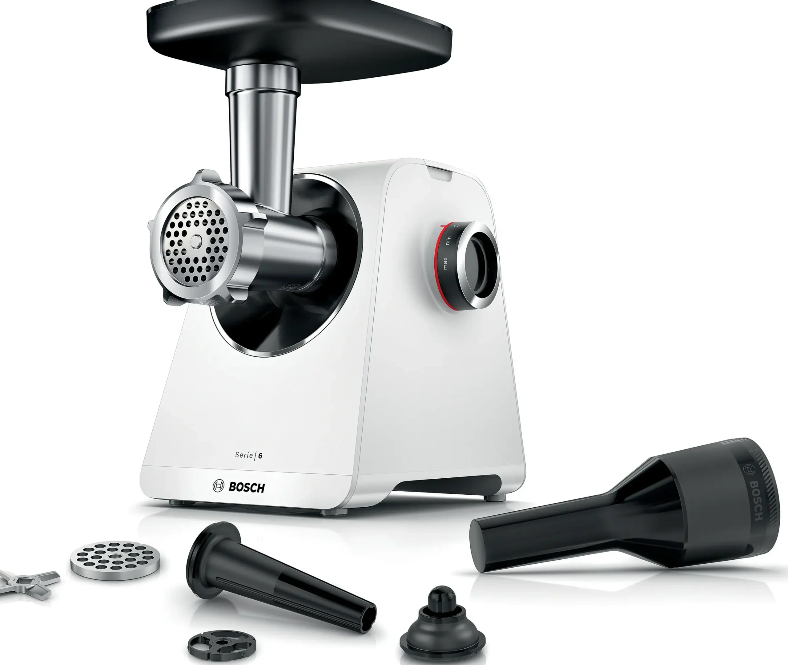 Serie 6 Vleesmolen MultiPower 2100 W Wit, Wit