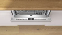 Serie 4 Volledig geïntegreerde vaatwasser 45 cm Vario Hinge (geschikt voor plinten van 5-9 cm en voor inbouw op hoogte)