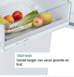Serie 4 Vrijstaande koel-vriescombinatie 176 x 60 cm Wit